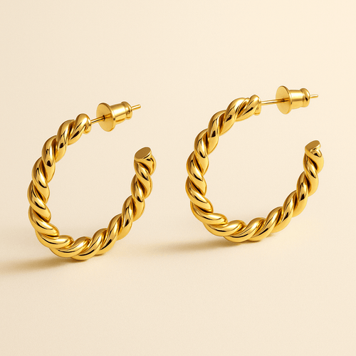 Pastry Hoop Earrings