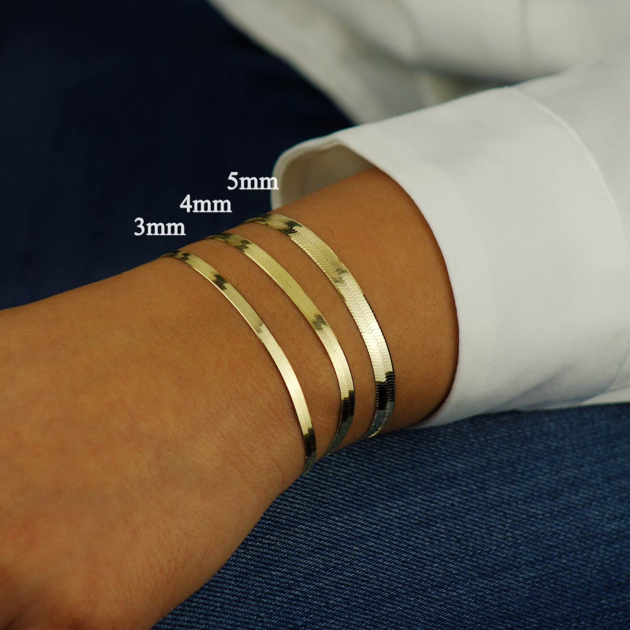 Angelica Herringbone Bracelet