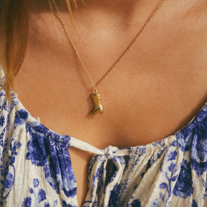 Jessie Cowgirl Boot Pendant